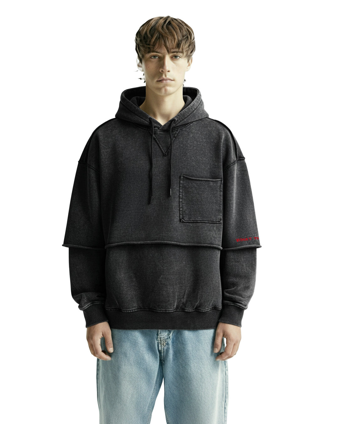 WildFlex Bad Land Oversized Double Layer Hoodie