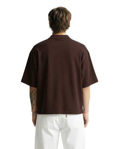 WildFlex Dark Brown Classic Polo T-Shirt