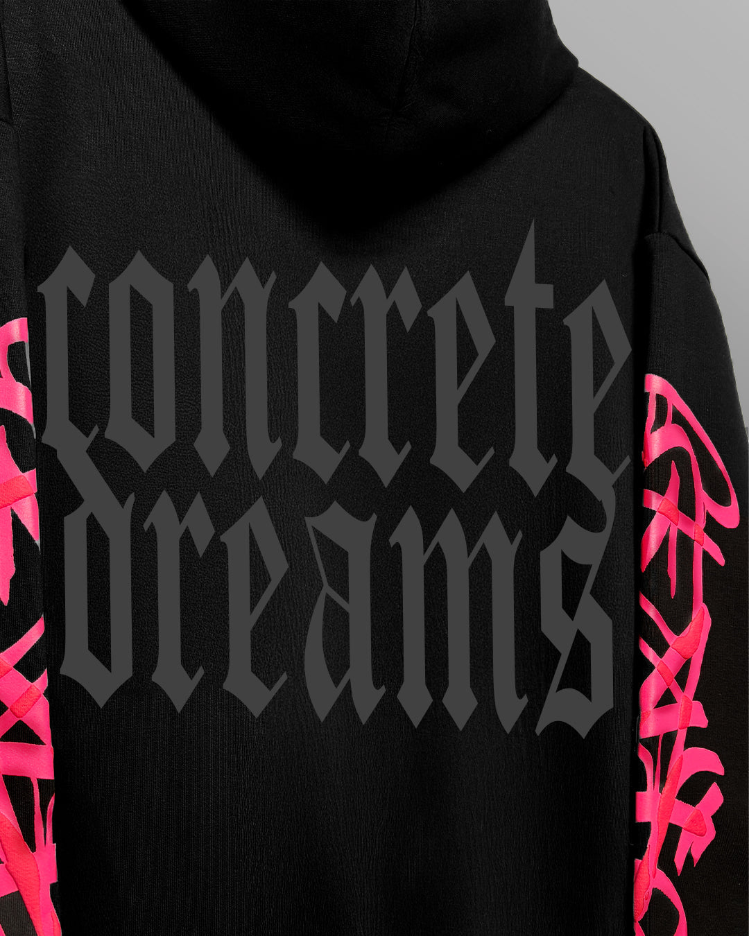 WildFlex Concrete Dreams Black Zip Hoodie
