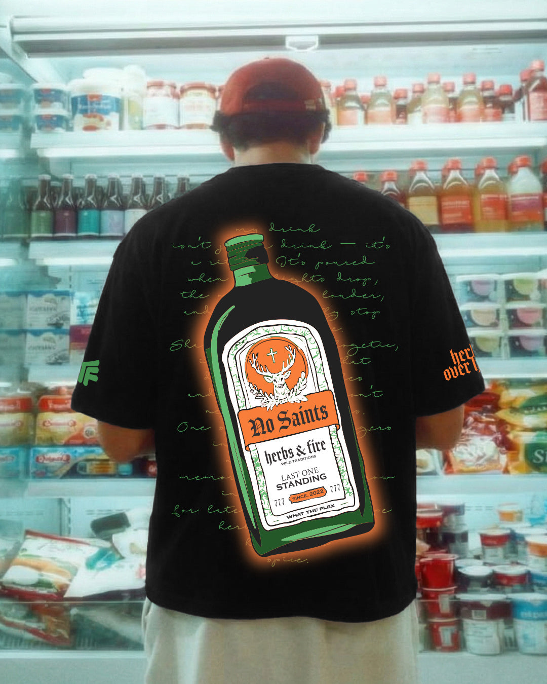 WildFlex Herbs And Fire Relaxed Fit Graphic T-Shirt