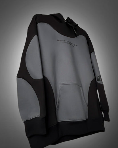 WildFlex Shadow Grey Urban Oversized Hoodie