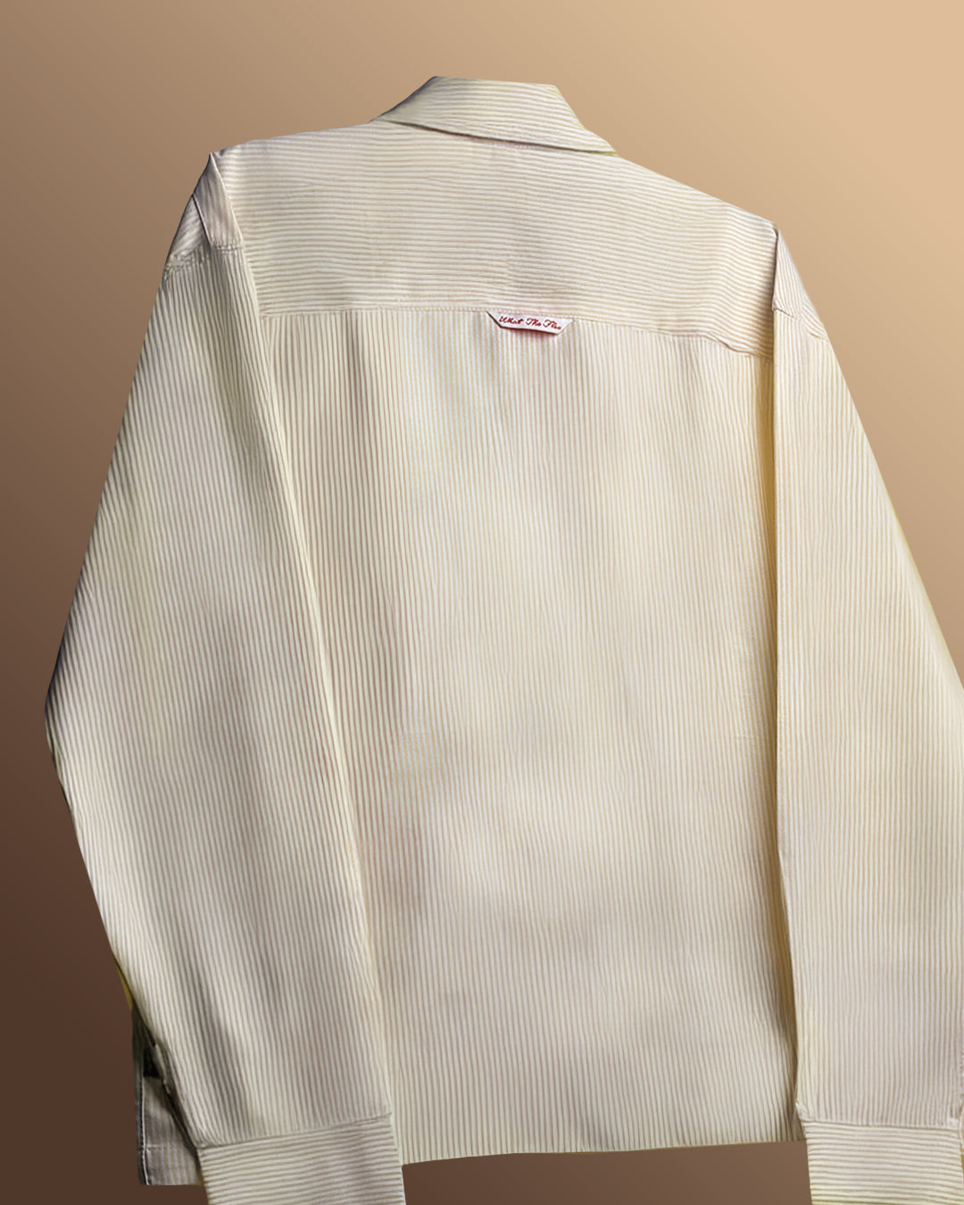 WildFlex Premium Yellow Striped Cotton Button-Up Shirt