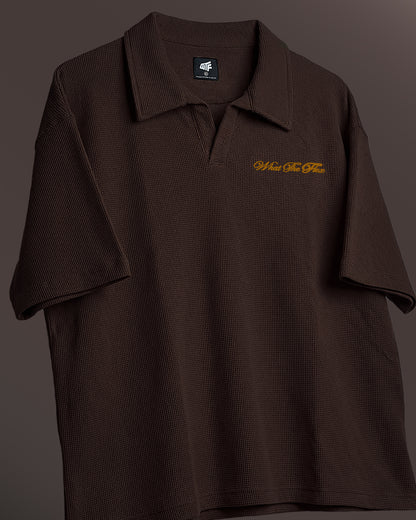 WildFlex Dark Brown Classic Polo T-Shirt